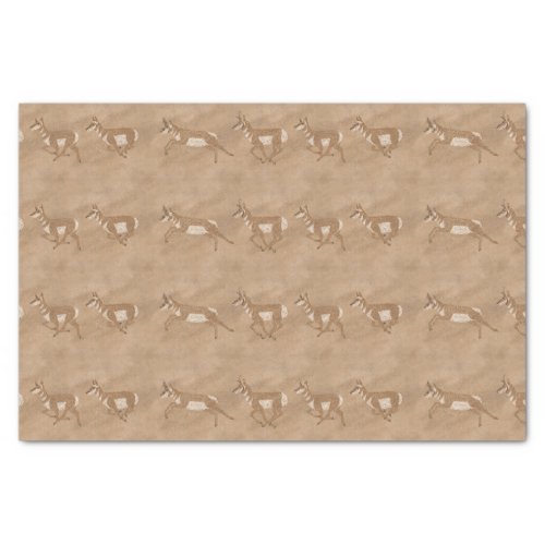 Southwest Pronghorn Antelope Tissue Paper