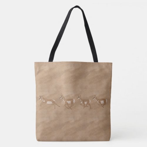 Southwest Pronghorn Antelope Tote Bag