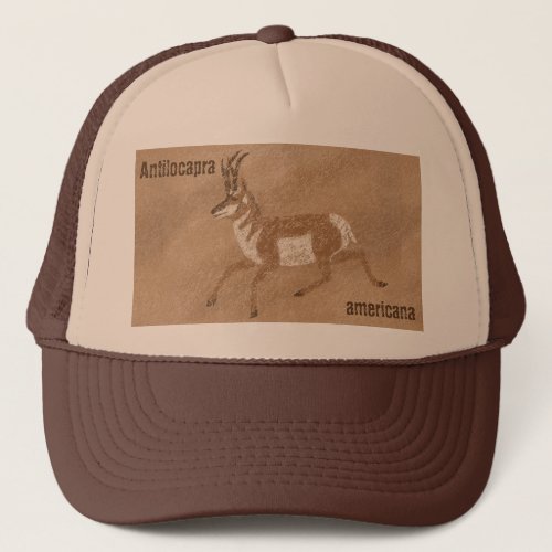 Southwest Pronghorn Antelope Trucker Hat