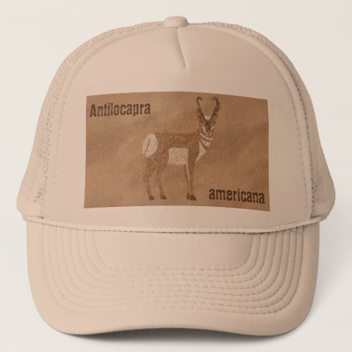 Southwest Pronghorn Antelope Trucker Hat