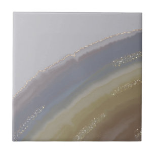Southwest Rainbow Agate Ceramic Tile