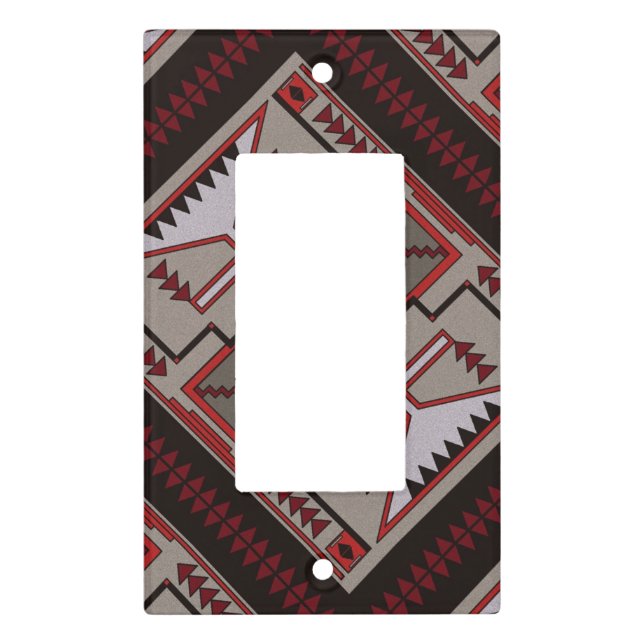 Southwest Retro Light Switch Cover (Front)