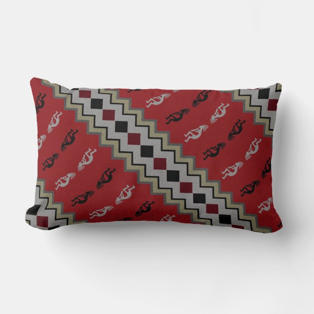 Southwest Retro Lumbar Pillow (Front)
