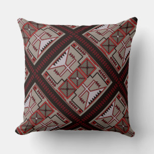 Southwest Retro Throw Pillow