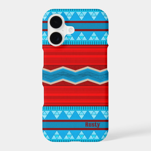 Southwest River Canyon Geometric Personalized  Case-Mate iPhone Case (Back)