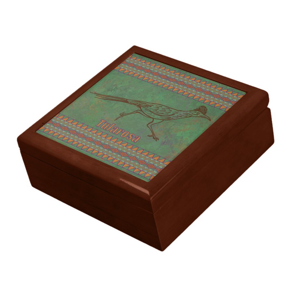 Southwest Roadrunner Personalized Keepsake Box