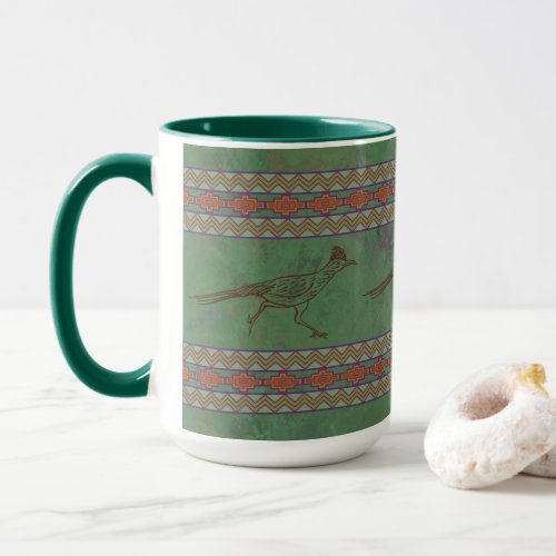 Southwest Roadrunner Sagebrush Green Mug