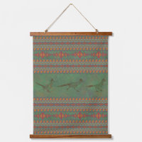 Southwest Roadrunners Sage Green Geometric