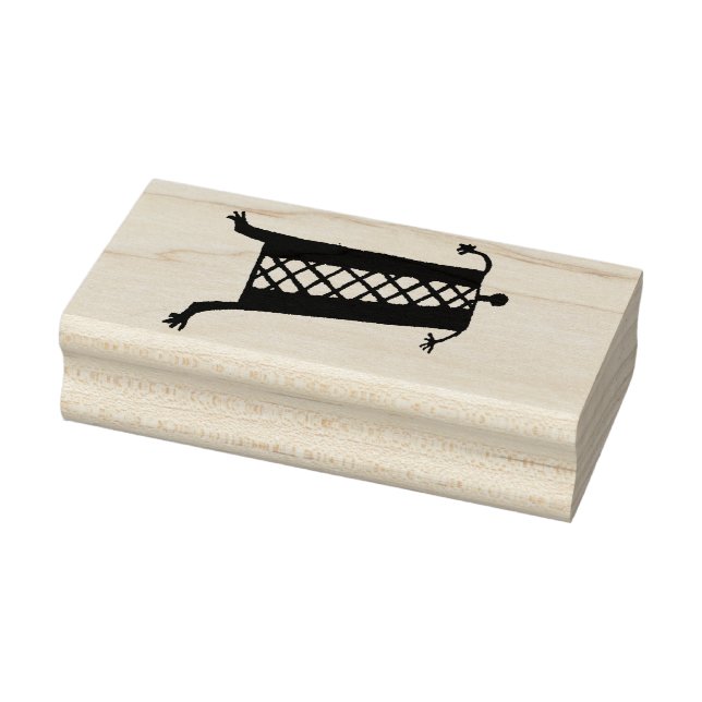 Southwest, rock art, petroglyph rubber stamp (Stamp)