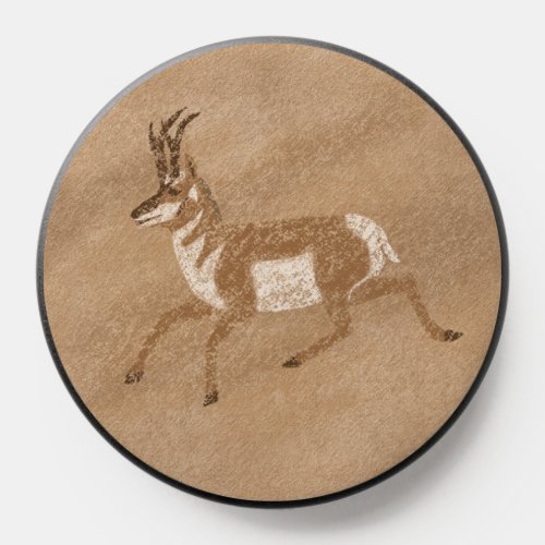 Southwest Running Pronghorn Antelope PopSocket