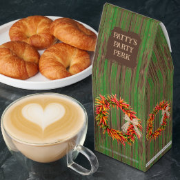 Southwest Rustic Chile Pepper Wreath Personalized Roasted Coffee