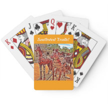 Southwest Rustic Cowboy Playing Cards