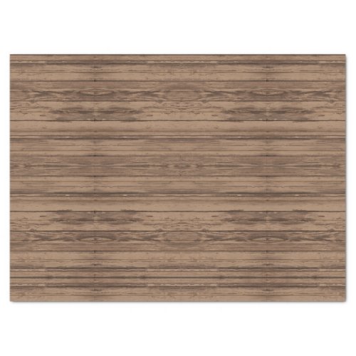 Southwest Rustic Weathered Wood Design Tissue Paper
