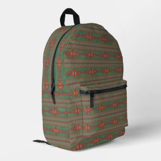 Southwest Sagebrush Green Geometric