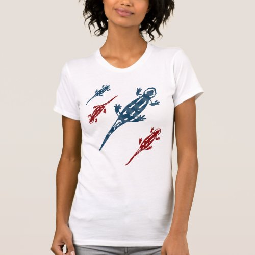 Southwest Salamander Lizard Reptiles  T_Shirt