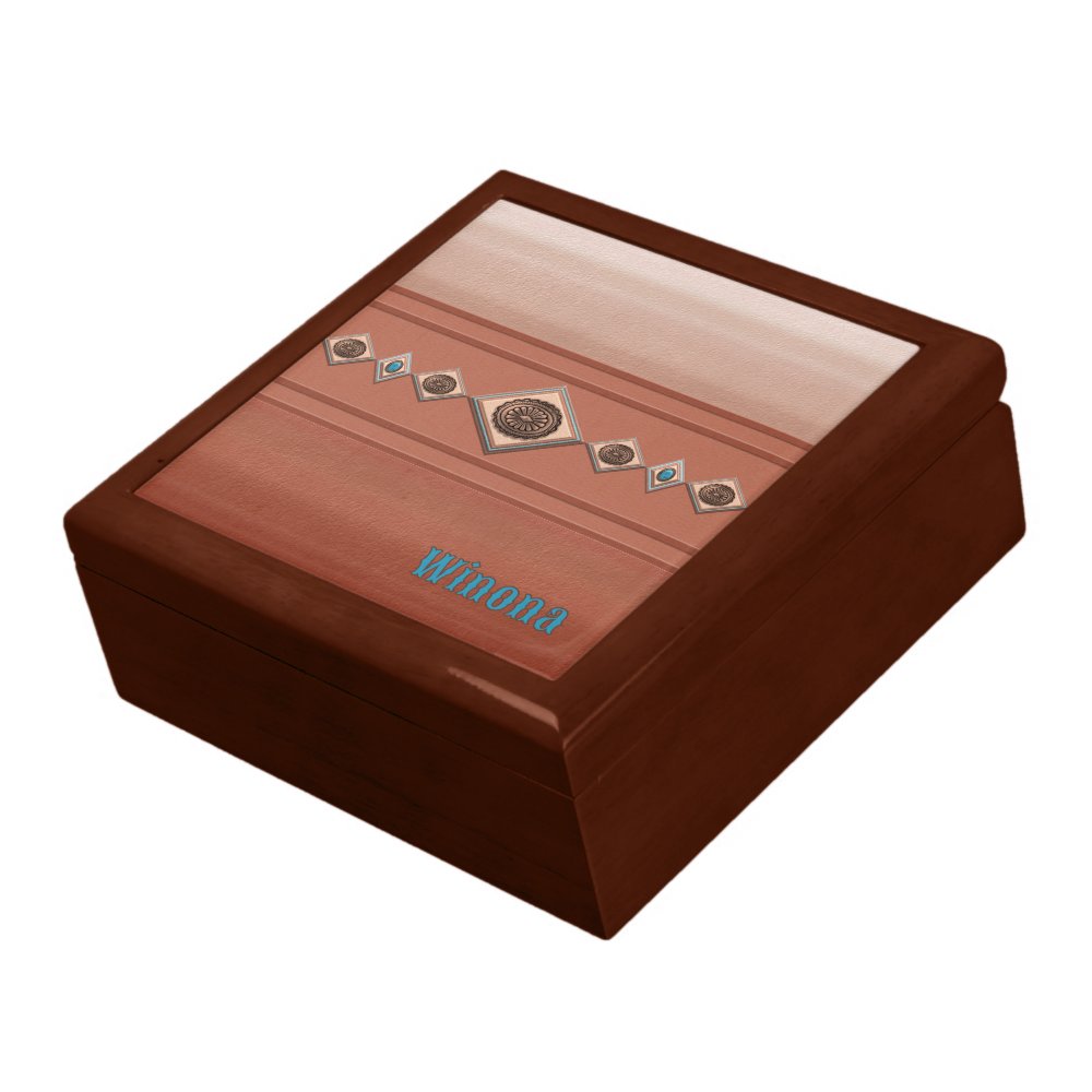 Southwest Sandstone Canyon Custom Jewelry Box