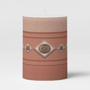 Southwest Sandstone Canyon Pillar Candle