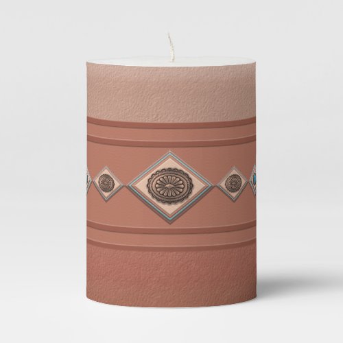 Southwest Sandstone Canyon Pillar Candle