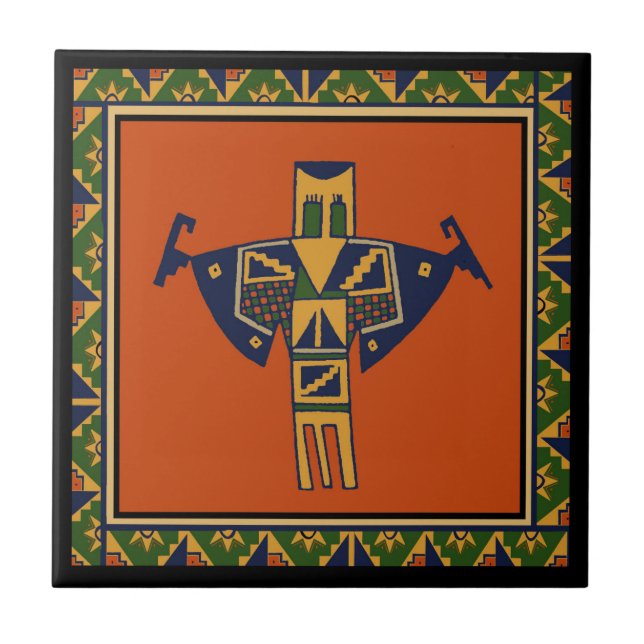 Southwest Shaman Spirit Tile (Front)