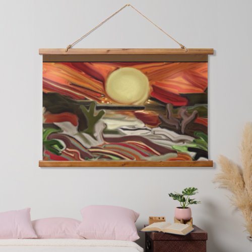 Southwest Skies Abstract Art Hanging Tapestry