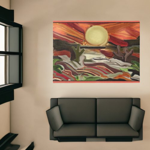 Southwest Skies Abstract Art Rug