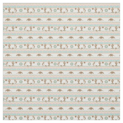Southwest Soft Pastel Stripes Small Print Fabric