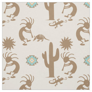 Southwest Soft Pastels Peach Fabric