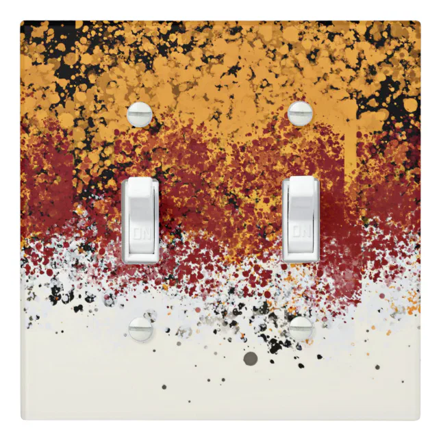 Southwest splatter light switch cover Zazzle