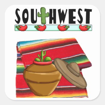 Southwest Stickers by BootsandSpurs at Zazzle