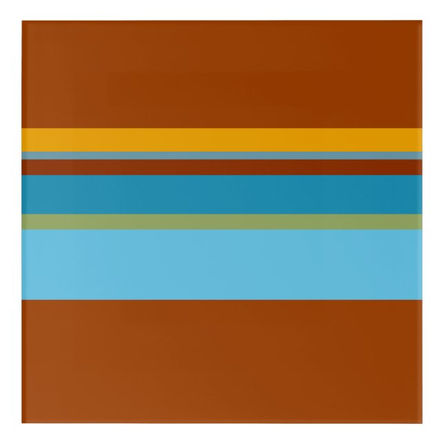 Southwest Stripes 10 Acrylic Print (Front)