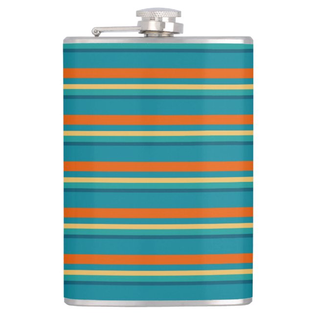 Southwest Stripes 16 Flask (Front)