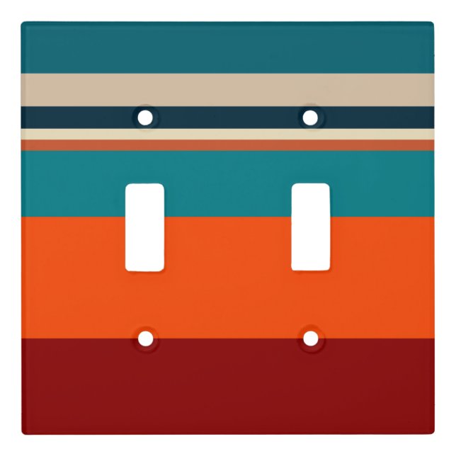 Southwest Stripes 19 Light Switch Cover (Front)