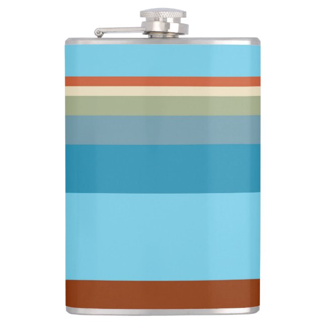 Southwest Stripes 23 Flask (Front)