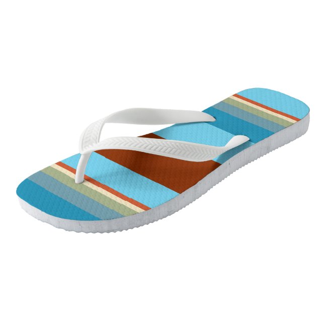Southwest Stripes 23 Flip Flops (Angled)