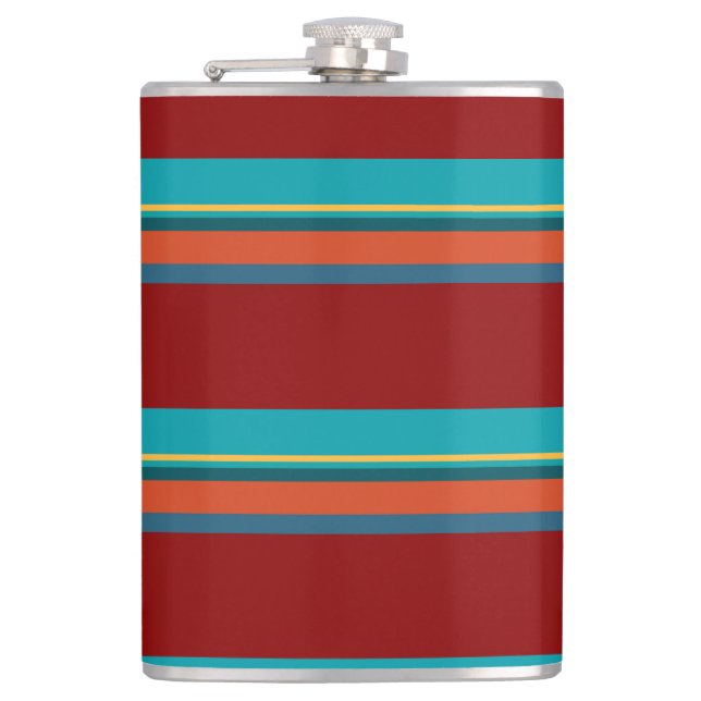 Southwest Stripes 24 Flask (Front)
