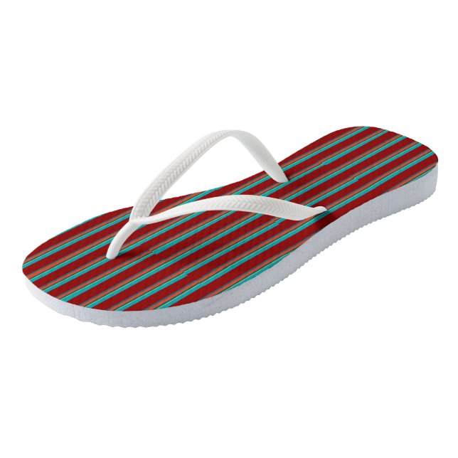 Southwest Stripes 24 Flip Flops (Angled)