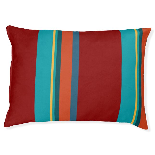 Southwest Stripes 24 Pet Bed (Front)