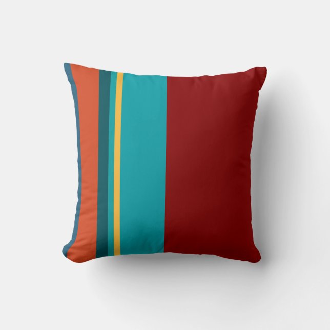 Southwest Stripes 24 Throw Pillow (Front)