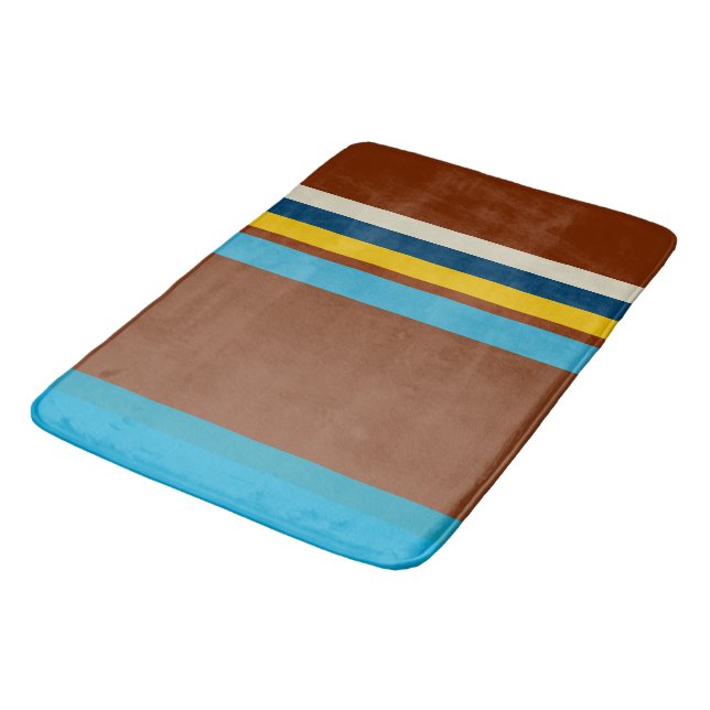 Southwest Stripes 25 Bath Mat (Angled)