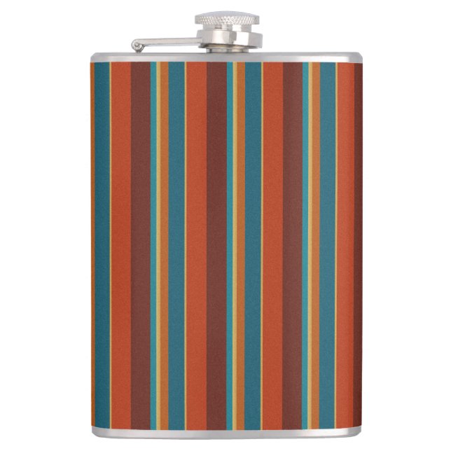 Southwest Stripes 29  Flask (Front)