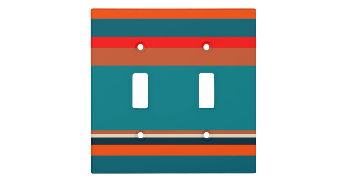 Southwest Stripes 29 Light Switch Cover | Zazzle