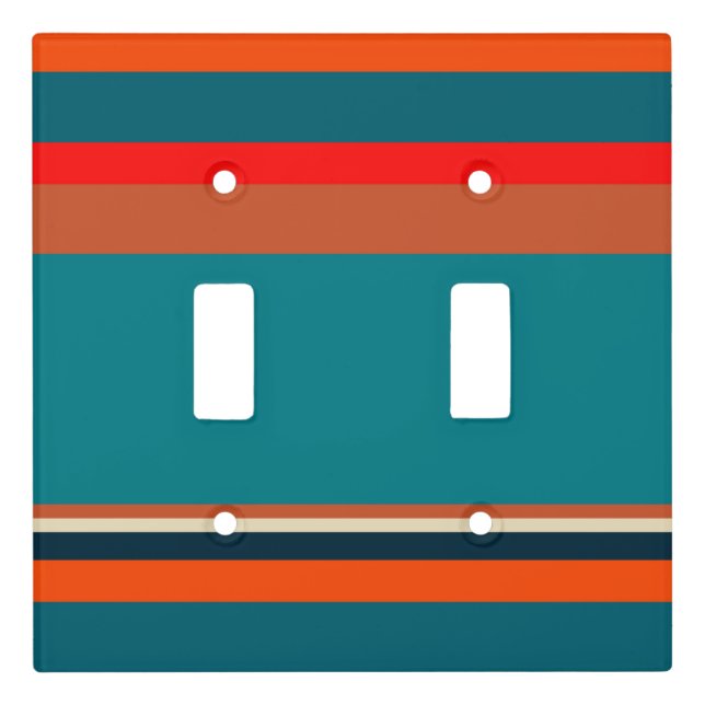 Southwest Stripes 29  Light Switch Cover (Front)