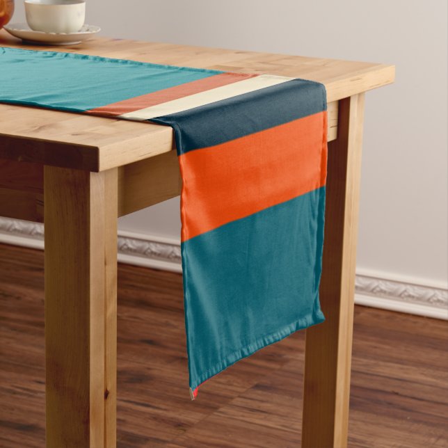 Southwest Stripes 29  Short Table Runner (In Situ)