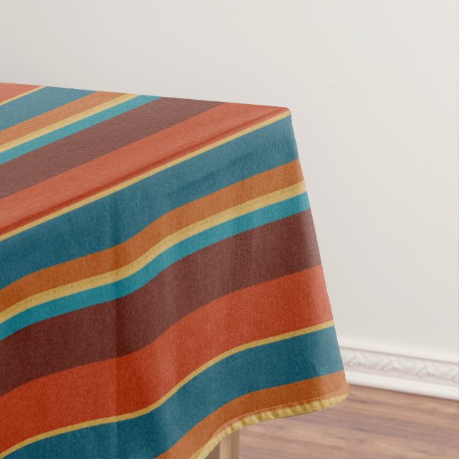 Southwest Stripes 29  Tablecloth (In Situ)