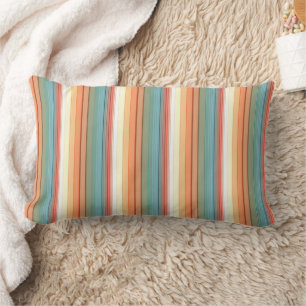 Southwest Stripes Muted Color Lumbar Pillow