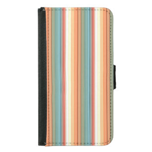 Southwest Stripes Muted Color Samsung Galaxy S5 Wallet Case