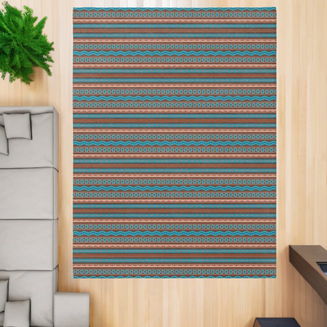 Southwest Style Geometric Cameron Design 9 x 12ft Rug (Insitu (Indoor 2))
