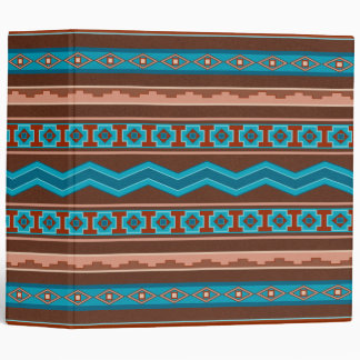Southwest Style Geometric Cameron Gorge Design 3 Ring Binder