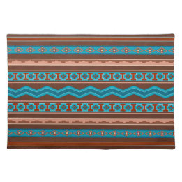 Southwest Style Geometric Cameron Gorge Design Cloth Placemat