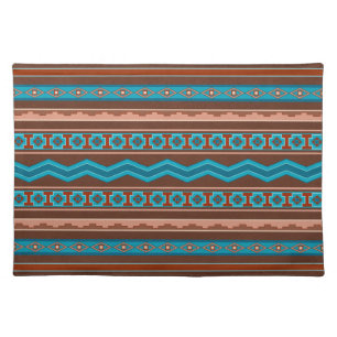Southwest Style Geometric Cameron Gorge Design Cloth Placemat